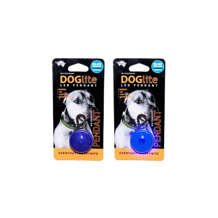 Coloured LED Dog Pendant