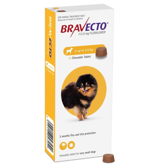 Bravecto Chew for Dog Extra Small 2-4.5kg