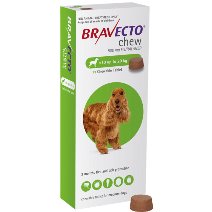 Bravecto Chew for Dog Medium 10-20kg