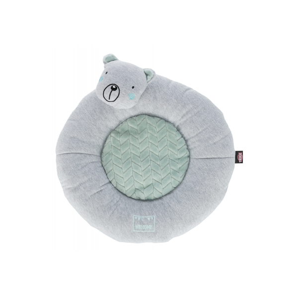 Junior Lying Mat Bear - Grey/Mint 40cm