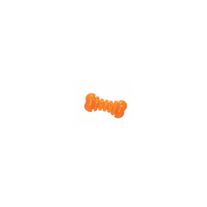 Orange Soft Rubber Chewing Dental Bone 