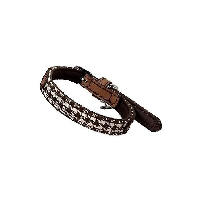 Toy Dog Houndstooth Collar