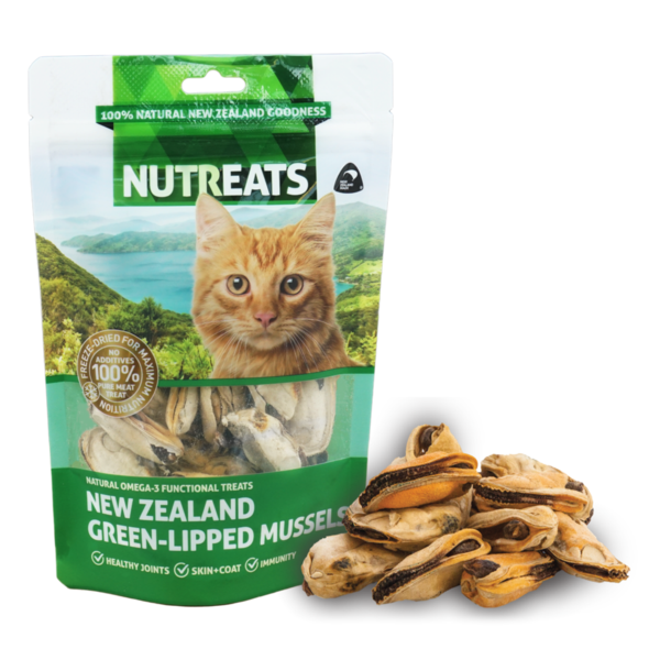 New Zealand Green-Lipped Mussels Cat Treats