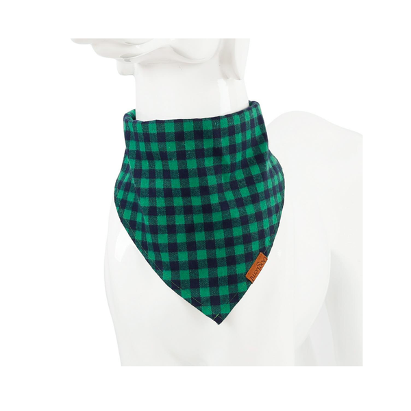 Green Check Bandana