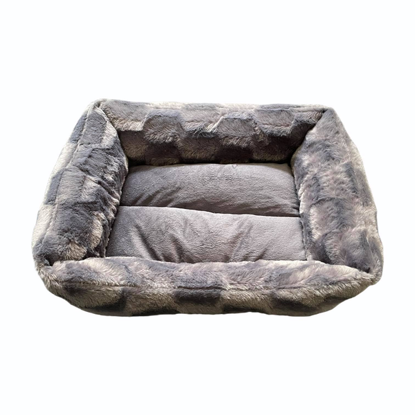 Grey Tones Plush Bed