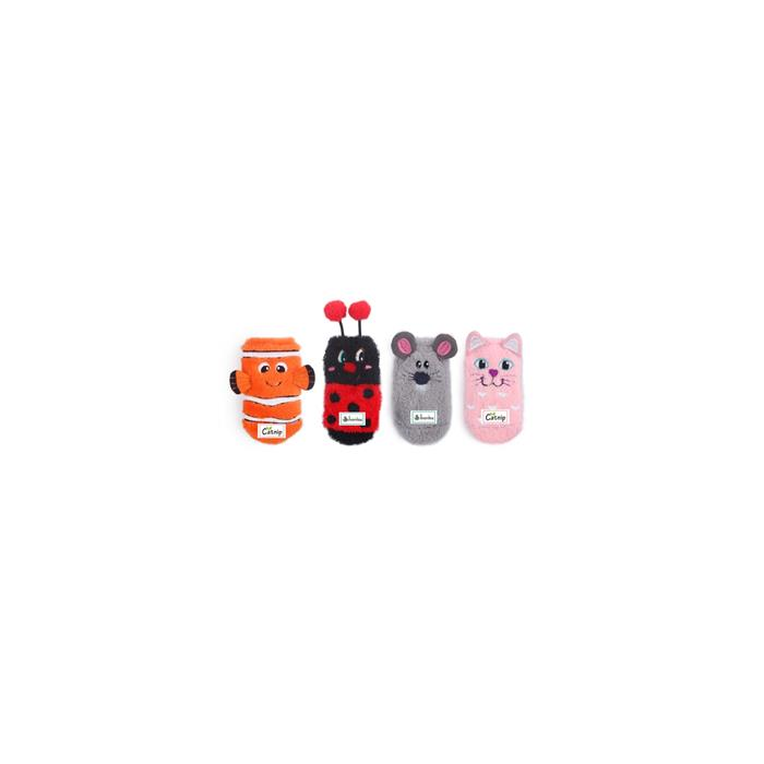 Cat Socks with Silvervine and Catnip Assorted Single