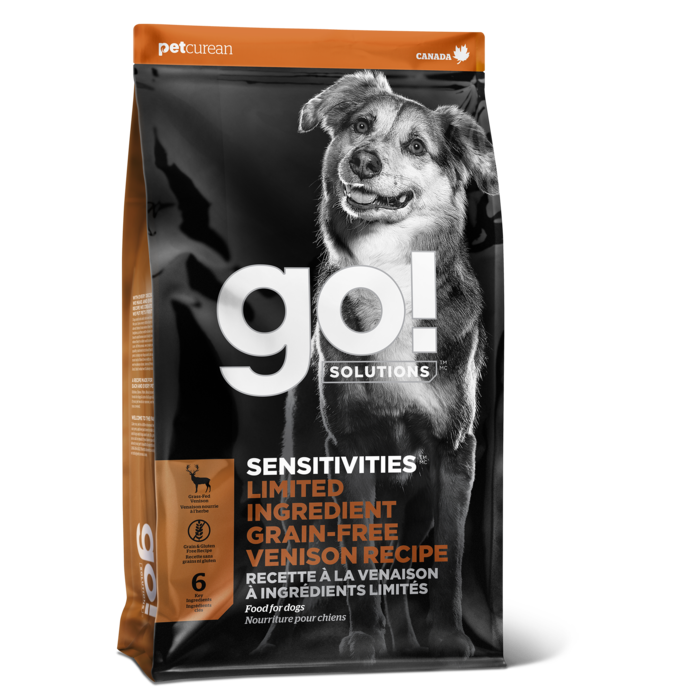 GO SENSITIVITIES Grain Free Limited Ingredient Venison Dog Food