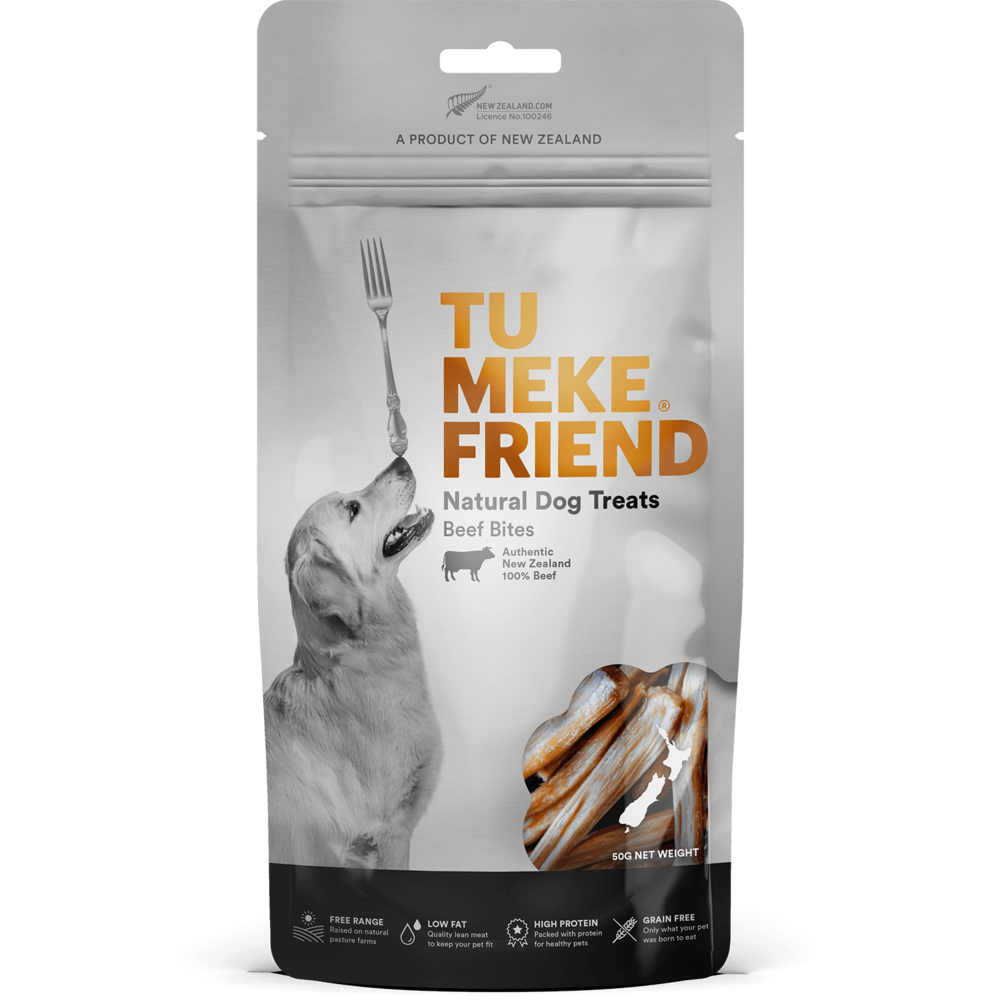 Air Dried Beef Pizzle Bites Dog Treats 50g Dog Treats NZ Pet.kiwi