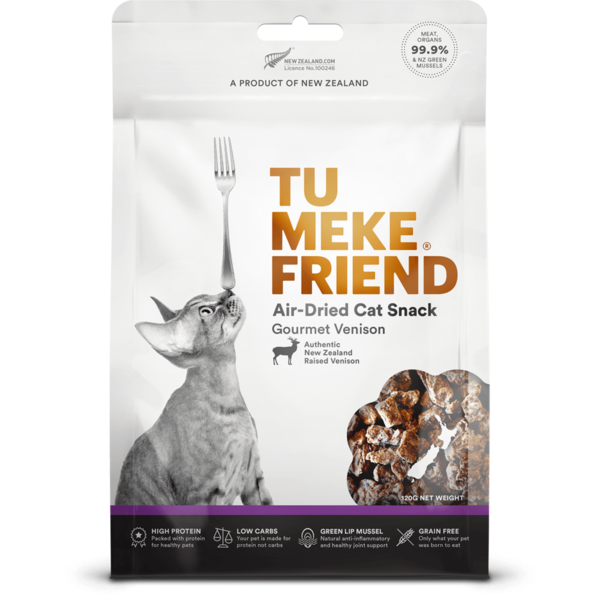 Gourmet Venison Cat Snacks 120g