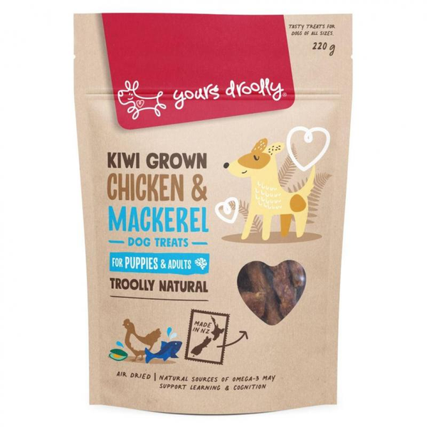 Kiwi Grown Puppy Chicken Mackerel Dog Treats
