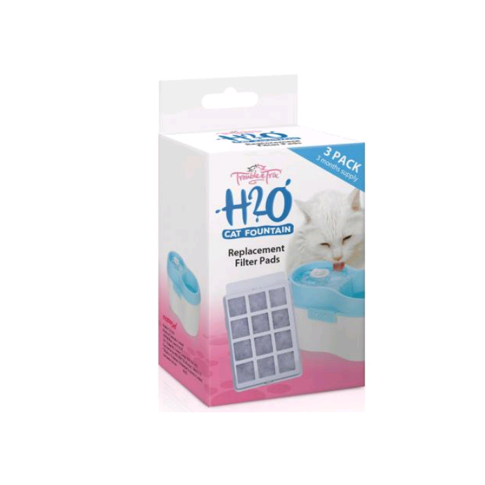 Trouble & Trix Cat Water Fountain Replacement Filter Pad