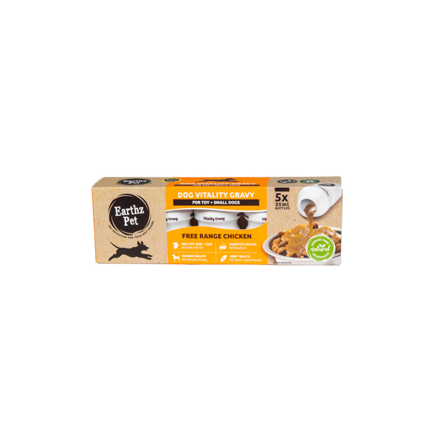 Vitality Gravy Small Dog Chicken 5x35ml