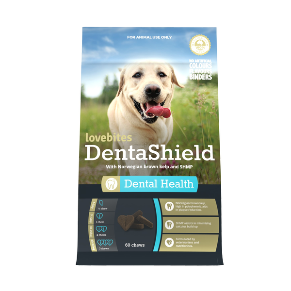 Lovebites Dentashield Dog Supplement Chews