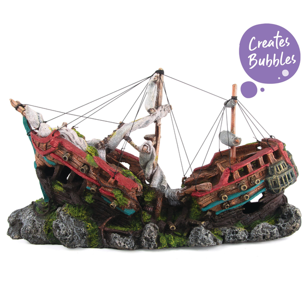 Bubbling Galleon With Cannons