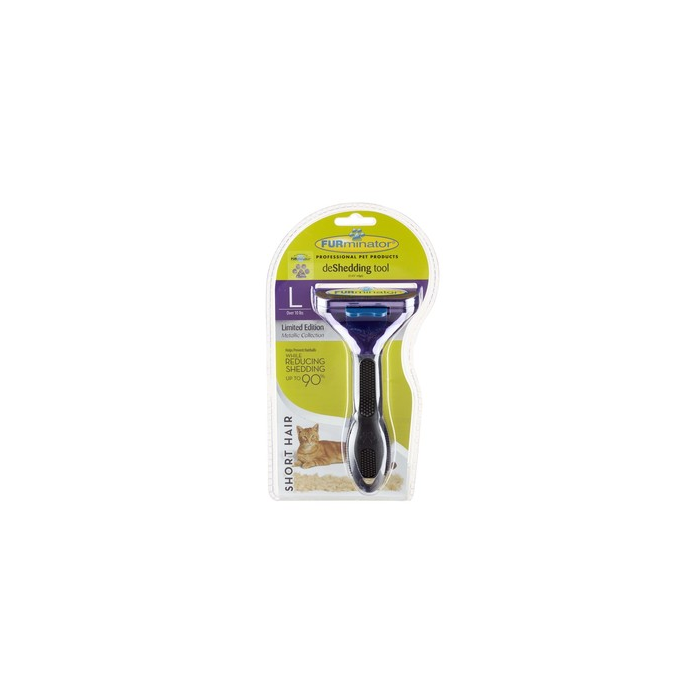 Large Cat Metallic DeShedding Tool