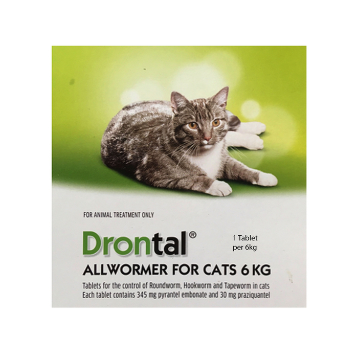 Drontal All Wormer for Cats up to 6kg Single tablet