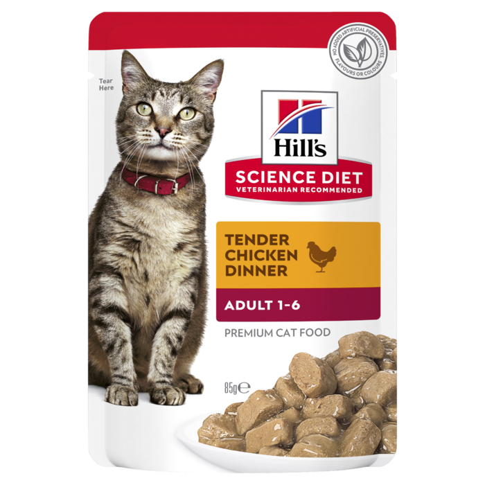 Science Diet Feline Adult Chicken Pouches
