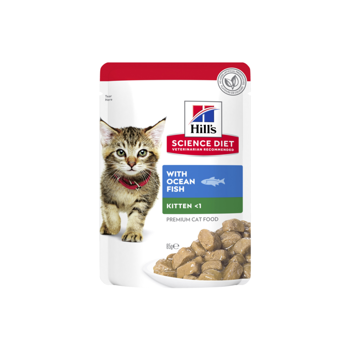 Science Diet Kitten Ocean Fish Pouches