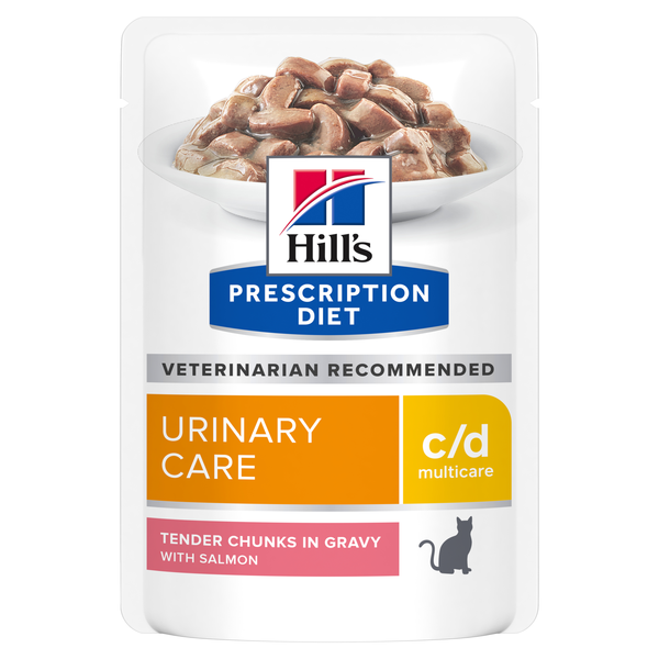 Prescription Diet Feline c/d Multicare Salmon Pouches