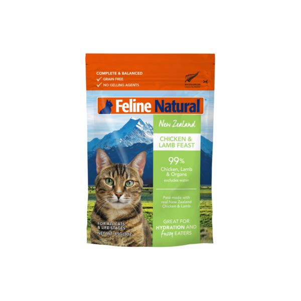 Grain-Free Chicken and Lamb Pouch Wet Cat Food