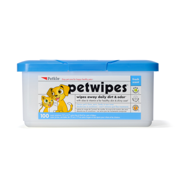 Petkin Pet Wipes 100pk