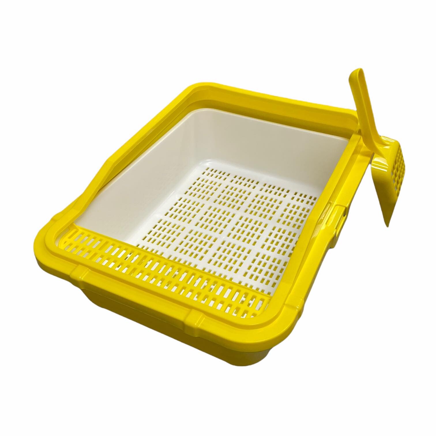 Litter Tray with Grate Cat Cleaning Toileting Litter Trays Pet Shop Auckland Pet.kiwi