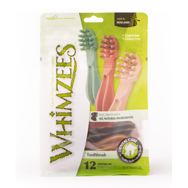 Whimzees Toothbrush Medium 12pk