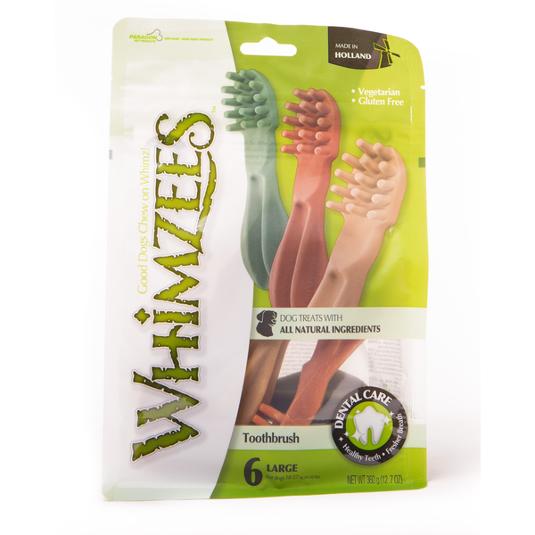 Whimzees Toothbrush Large 6pk