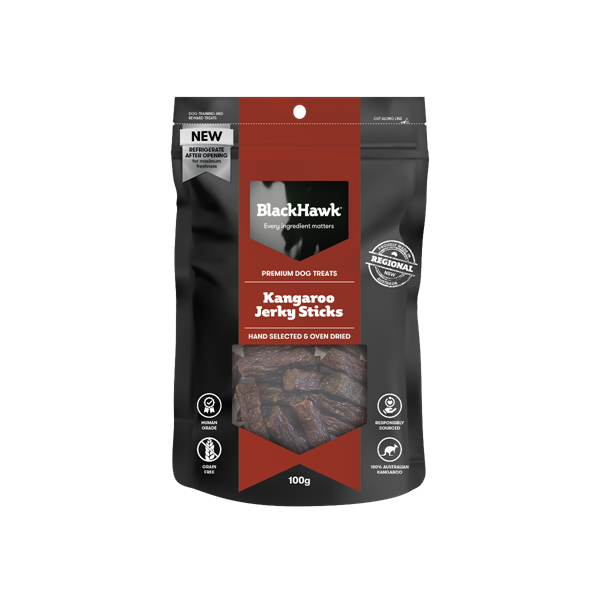 Blackhawk Dog Treats Kangaroo Sticks