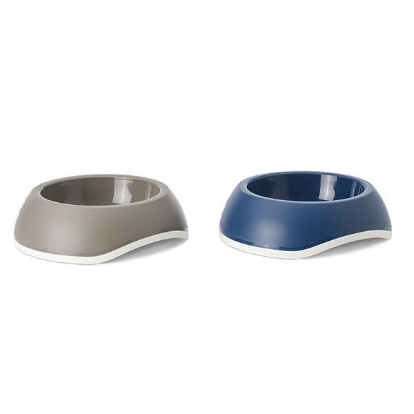 Delice Dog Bowl with Non Slip Rim Assorted Colours