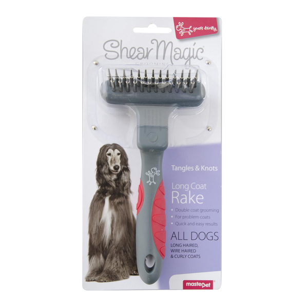 Shear Magic Grooming Rake For Long Haired Dogs