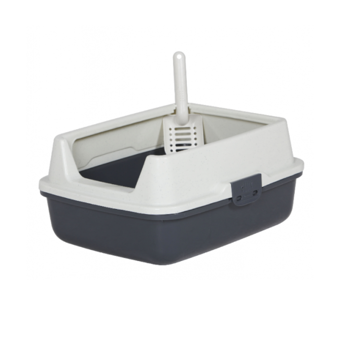 High Rim Litter Tray With Grate
