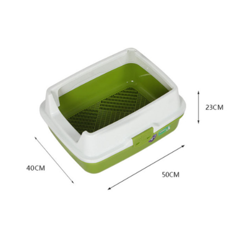 High Rim Litter Tray With Grate Cat Cleaning Toileting Litter Trays Pet Shop Auckland Pet.kiwi