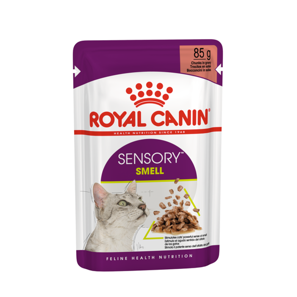 Feline Health Nutrition Sensory Smell Gravy Cat Food