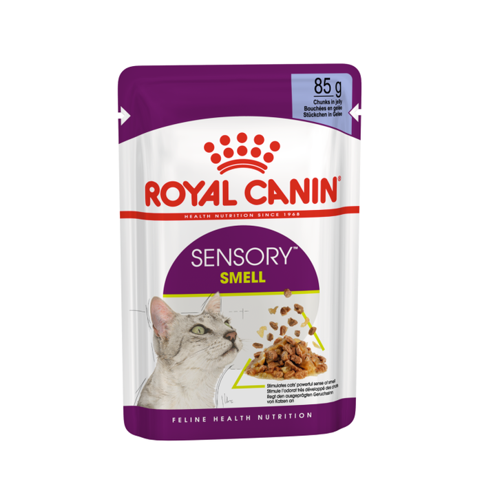 Feline Health Nutrition Sensory Smell Jelly Pouches