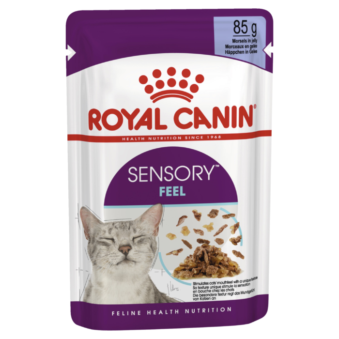 Feline Health Nutrition Sensory Feel Jelly Pouches