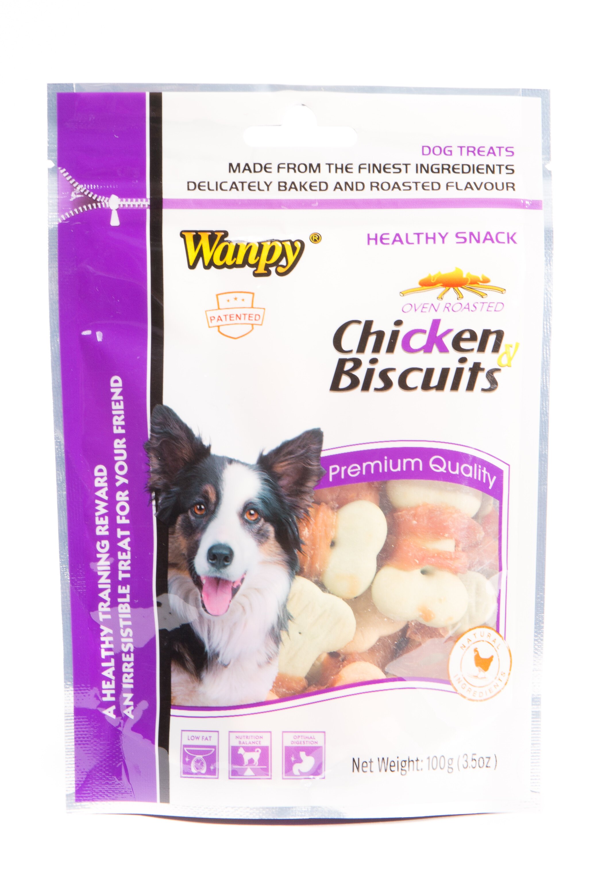 Wanpy Chicken & Biscuit Dog Treat Dog Treats NZ Pet.kiwi Wanpy