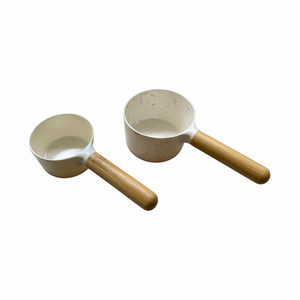 Bamboo Handle Food Scoop