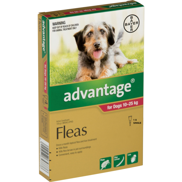 Advantage Dog 10-25kg Single Flea Treatment