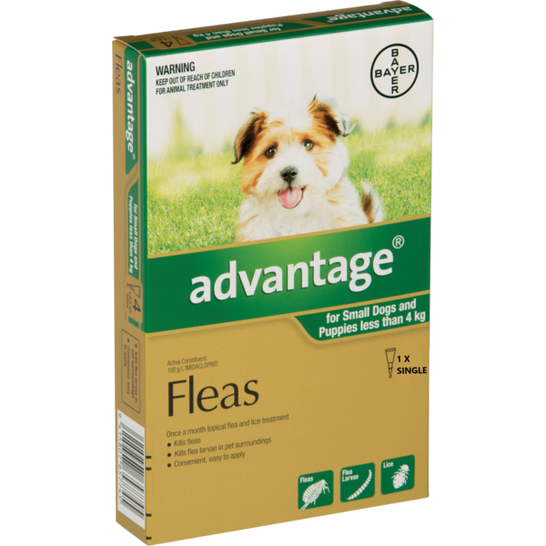Puppy and Small Dog Under 4kg Single Flea Treatment