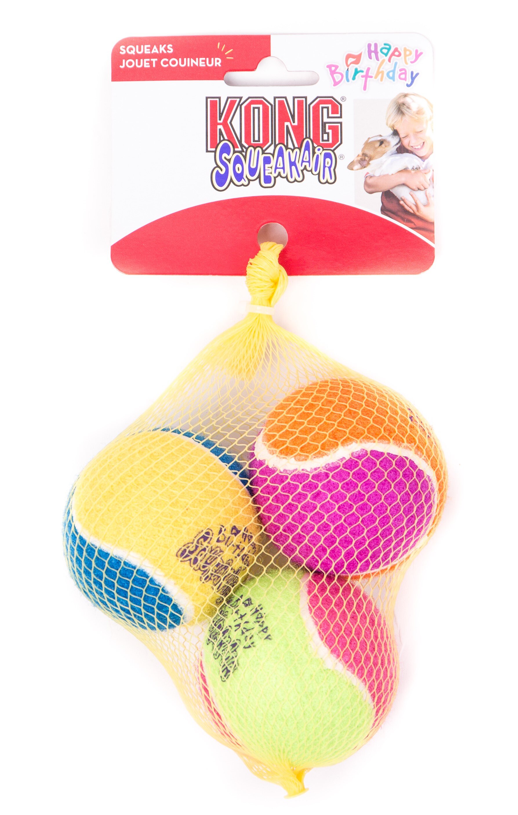 Kong Air Birthday Squeaker Ball Med DogToysSqueaky Pet Shop