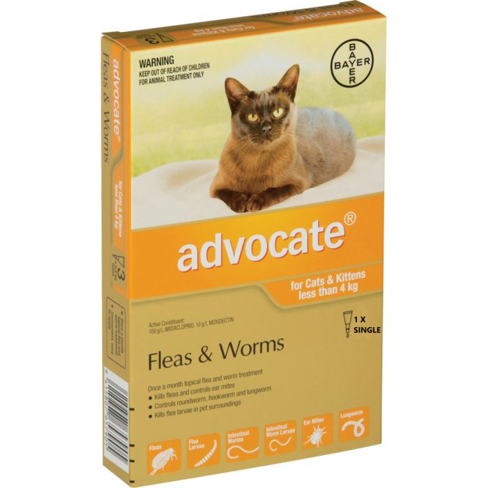 Advocate Cat Under 4kg Single