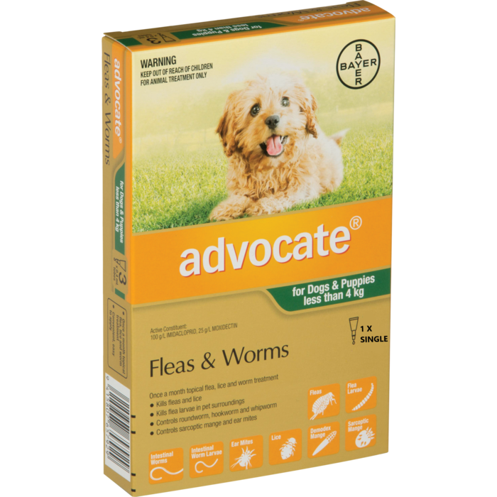 Advocate Small Dog under 4kg Single