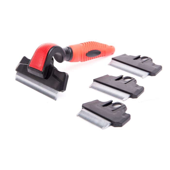 Deshedder with Four Attachments