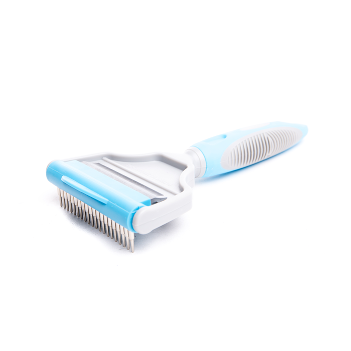 Two in One Deshedder and Rake