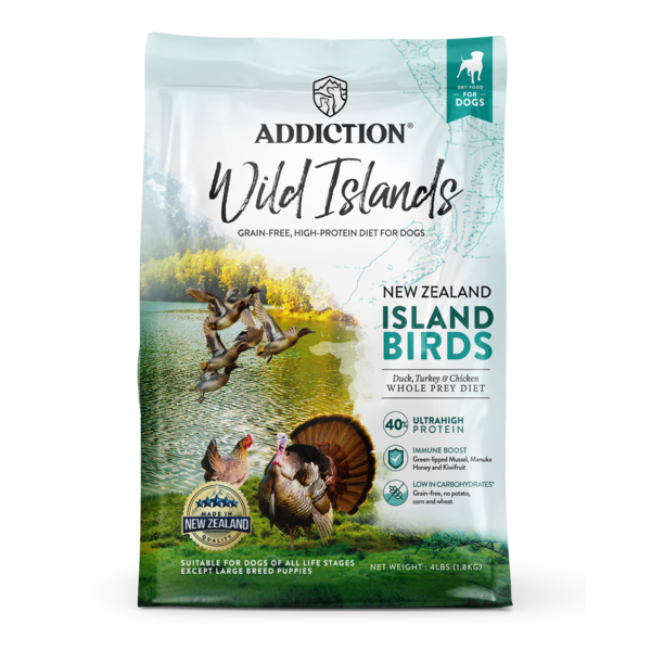 Wild Islands NZ Island Birds, Duck, Turkey & Chicken Dry Dog Food