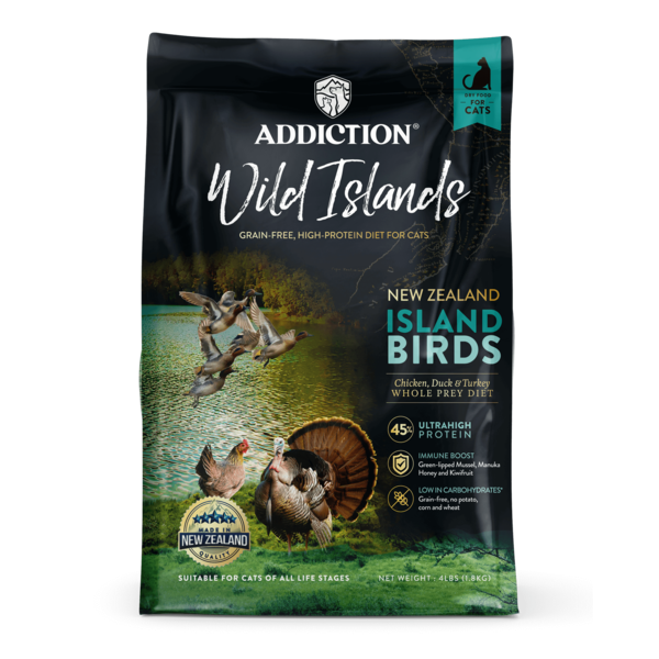 Wild Islands NZ Island Birds, Duck, Turkey & Chicken Dry Cat Food