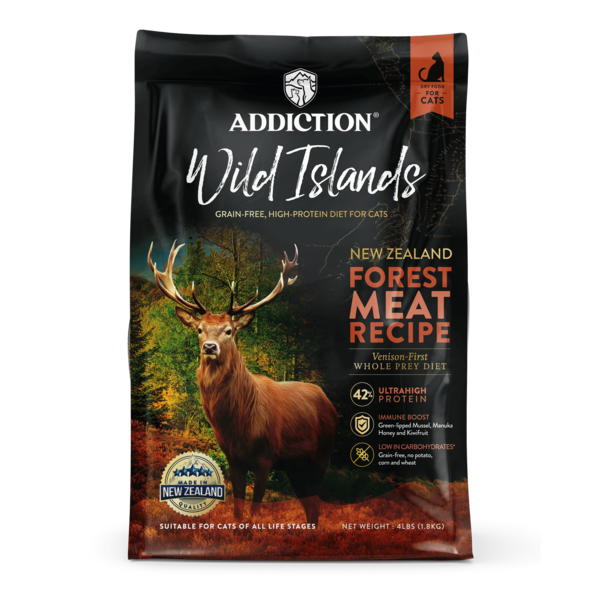 Wild Islands NZ Forest Meat Recipe Venison-First Dry Cat Food