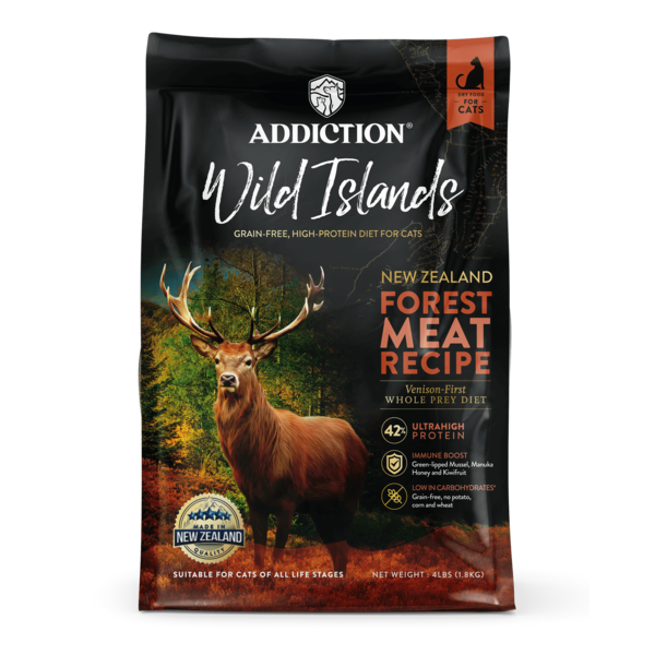 Wild Islands NZ Forest Meat Recipe Venison-First Dry Cat Food