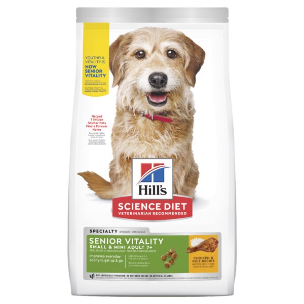 Canine Adult 7+ Senior Vitality Small & Mini Dog Food